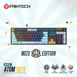 Fantech mk893s bk-nvbl - atom 107s blue sw
