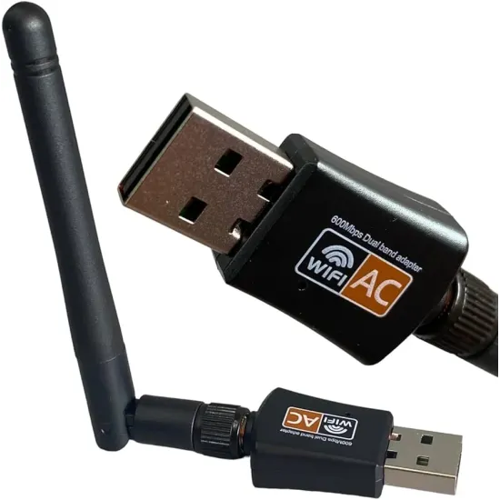 wifi usb 600mbps with antena 2.4