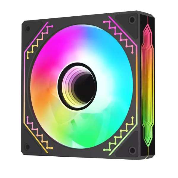 Fan case CoolMan Cm-03 Mirror argb black