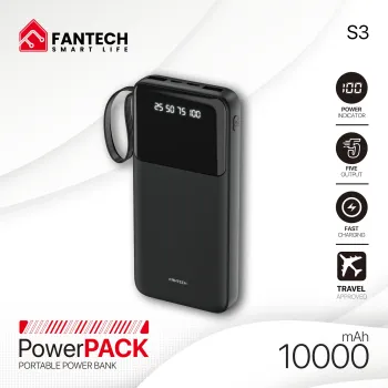 power bank fantech s3 10000mAh power bank fantech s3 10000mAh