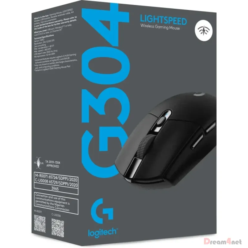 Logitech G304 Wireless Black