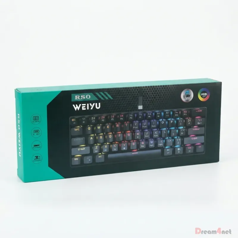 Weiyu RS0 Mechanical Wh BL Wireless