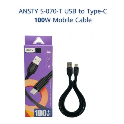 ansty cable usb to type c s-070-t 100w