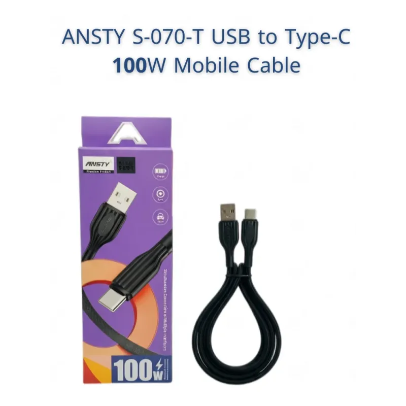 ansty cable usb to type c s-070-t 100w