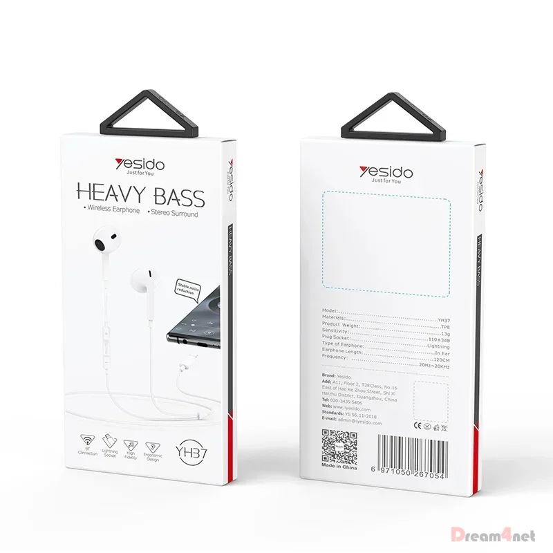 earphone yesido yh37 iphone lightining