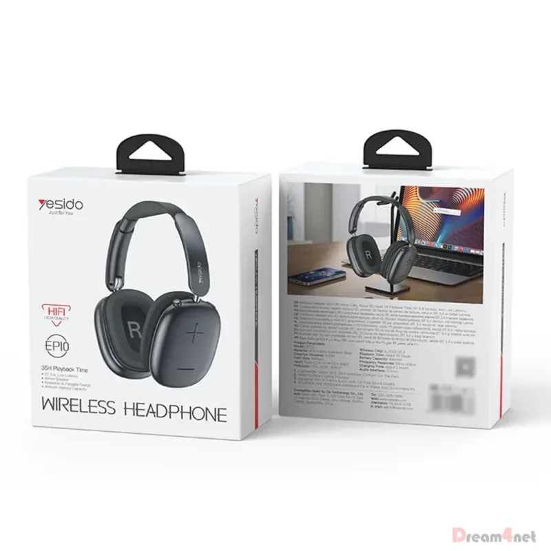 Headphone Bluetooth Yesido EP10