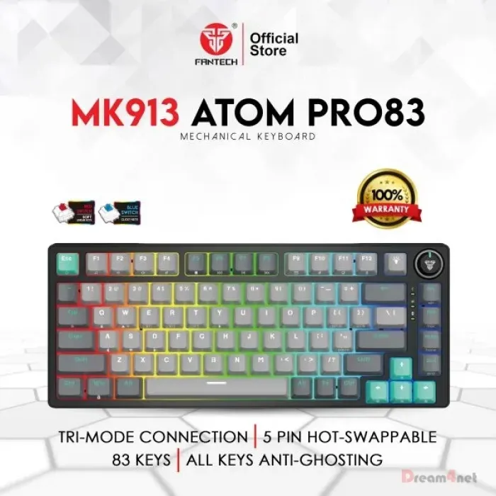 Fantech Keyboard mk913 ME RD