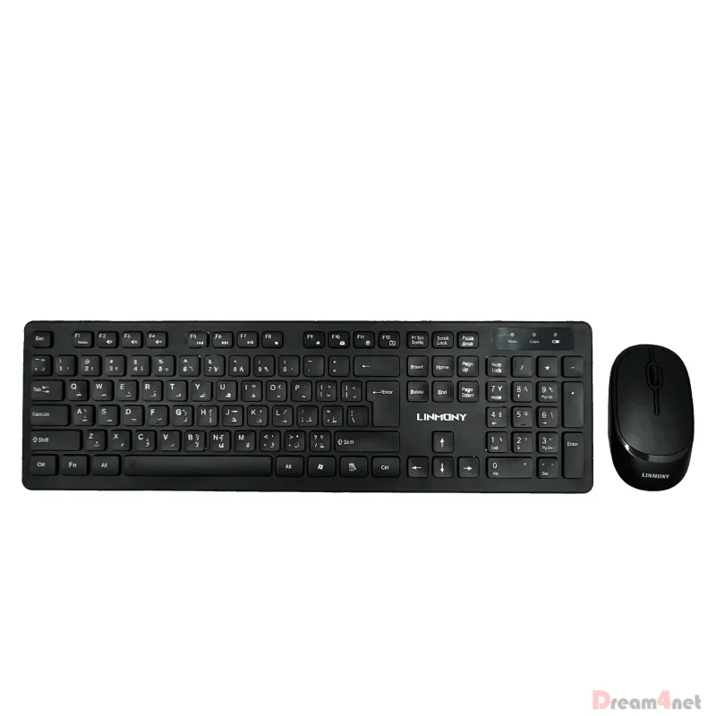 Combo Linmony Wireless Keyboard And Mouse KM-35