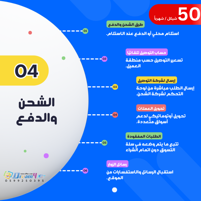 تصميم وبرمجة متجر الكتروني
