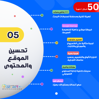 تصميم وبرمجة متجر الكتروني